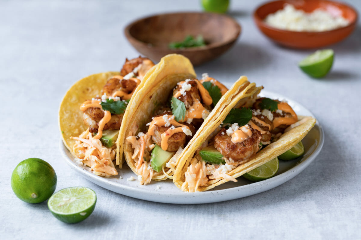Spicy Shrimp Tacos