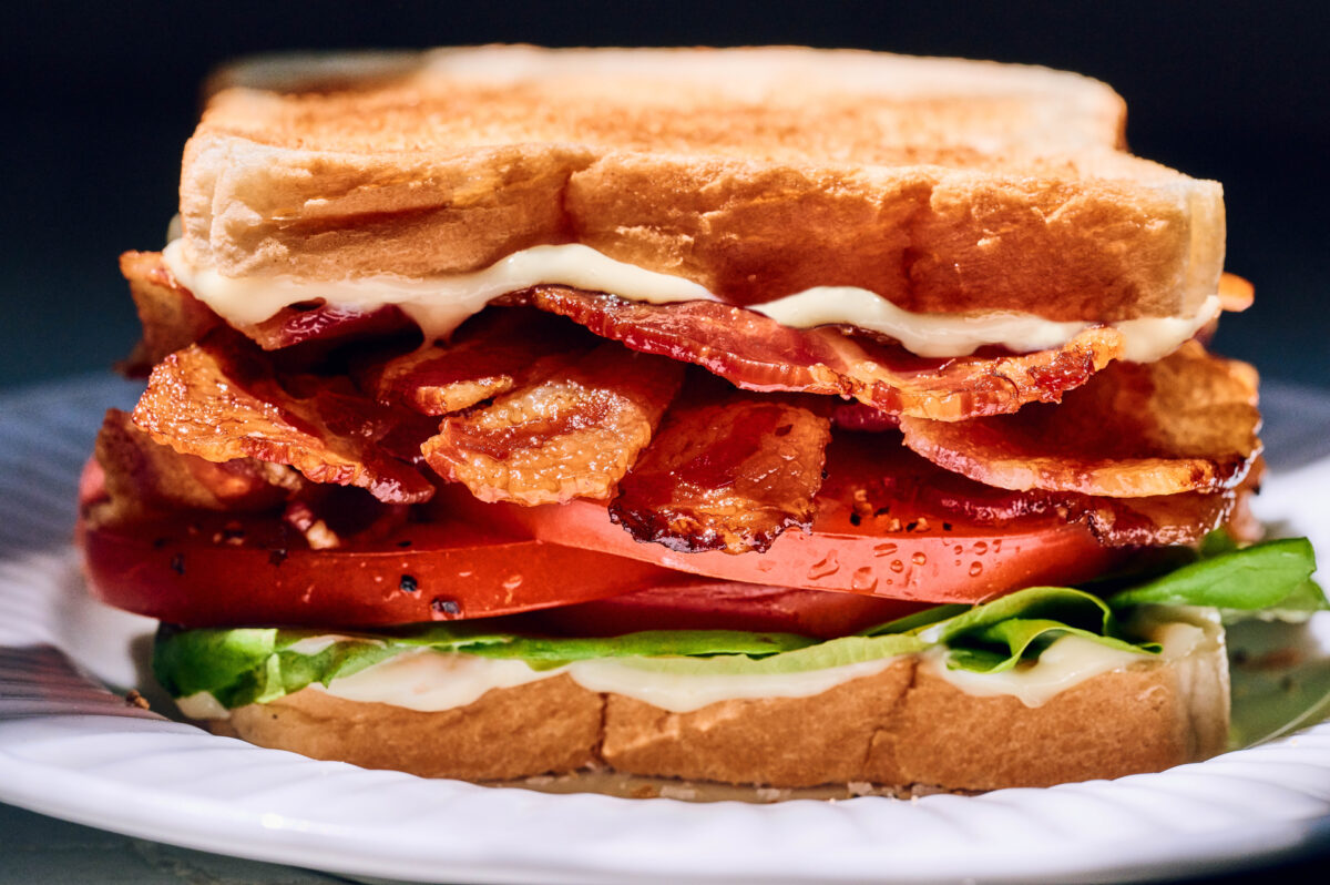 Recipe BLT bacon lettuce tomato mayonnaise